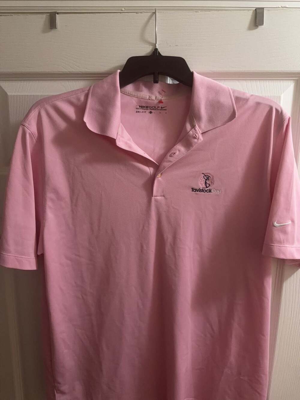 Nike Golf Tavistock Cup Dri-Fit Pink Polo Shirt